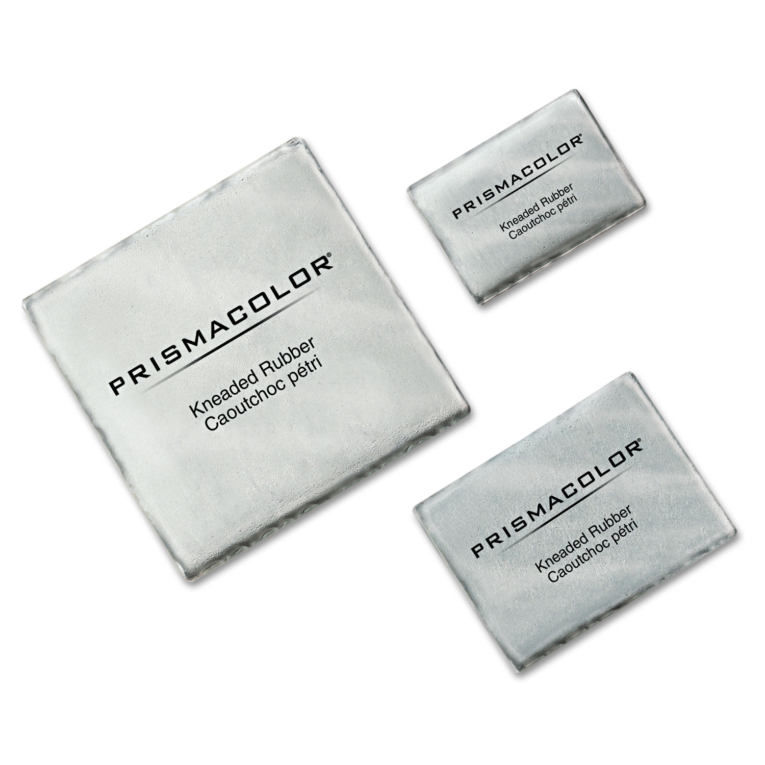  Prismacolor Eraser, Kneaded Rubber Eraser Large, Grey, 12 Pack  : Office Products