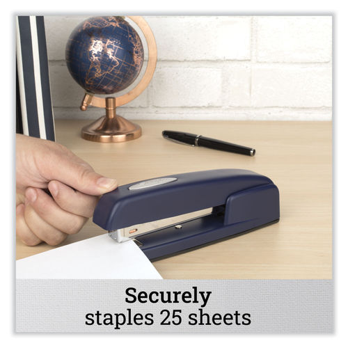 747 Business Full Strip Desk Stapler, 30-Sheet Capacity, Polished