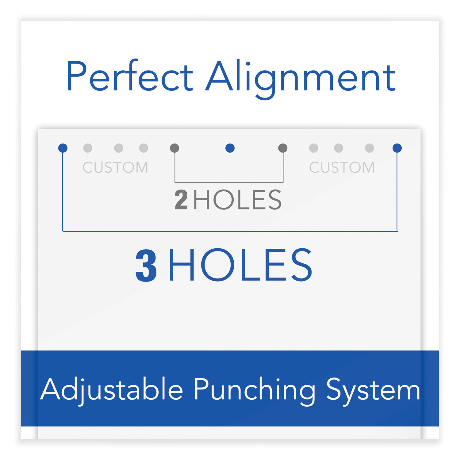 Adjustable 2-3 Hole Punch