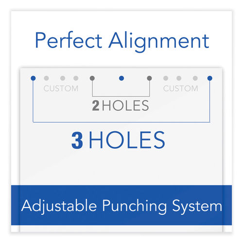 Swingline 10-Sheet Precision Pro Desktop Two- to Three-Hole Punch, 9/32 Holes