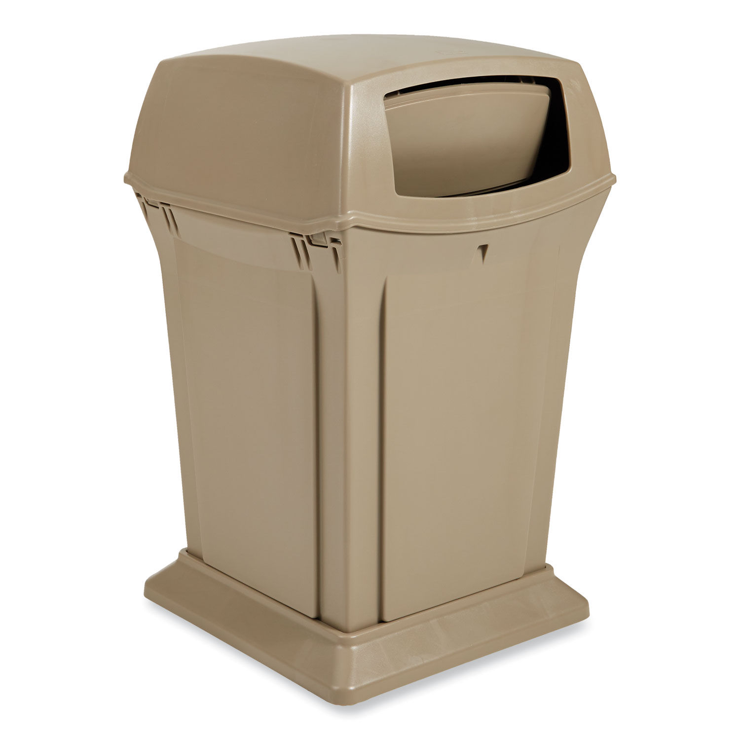 Rubbermaid Commercial Products Ranger Outdoor Trash Can with Lid