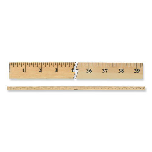 Westcott Wooden Meter Stick, Clear - 39.5 in.