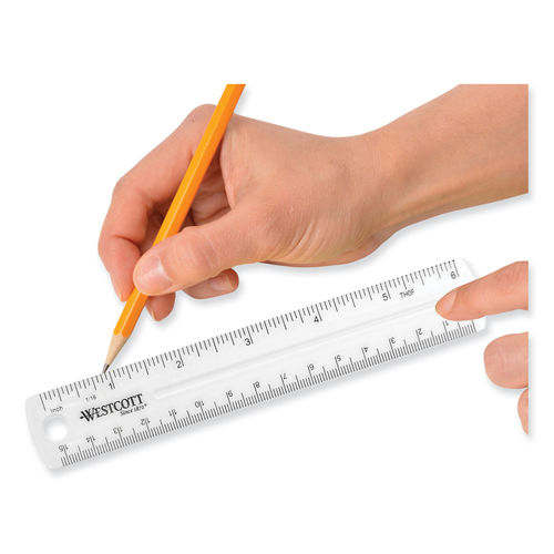 Westcott 6 Standard Beveled Ruler