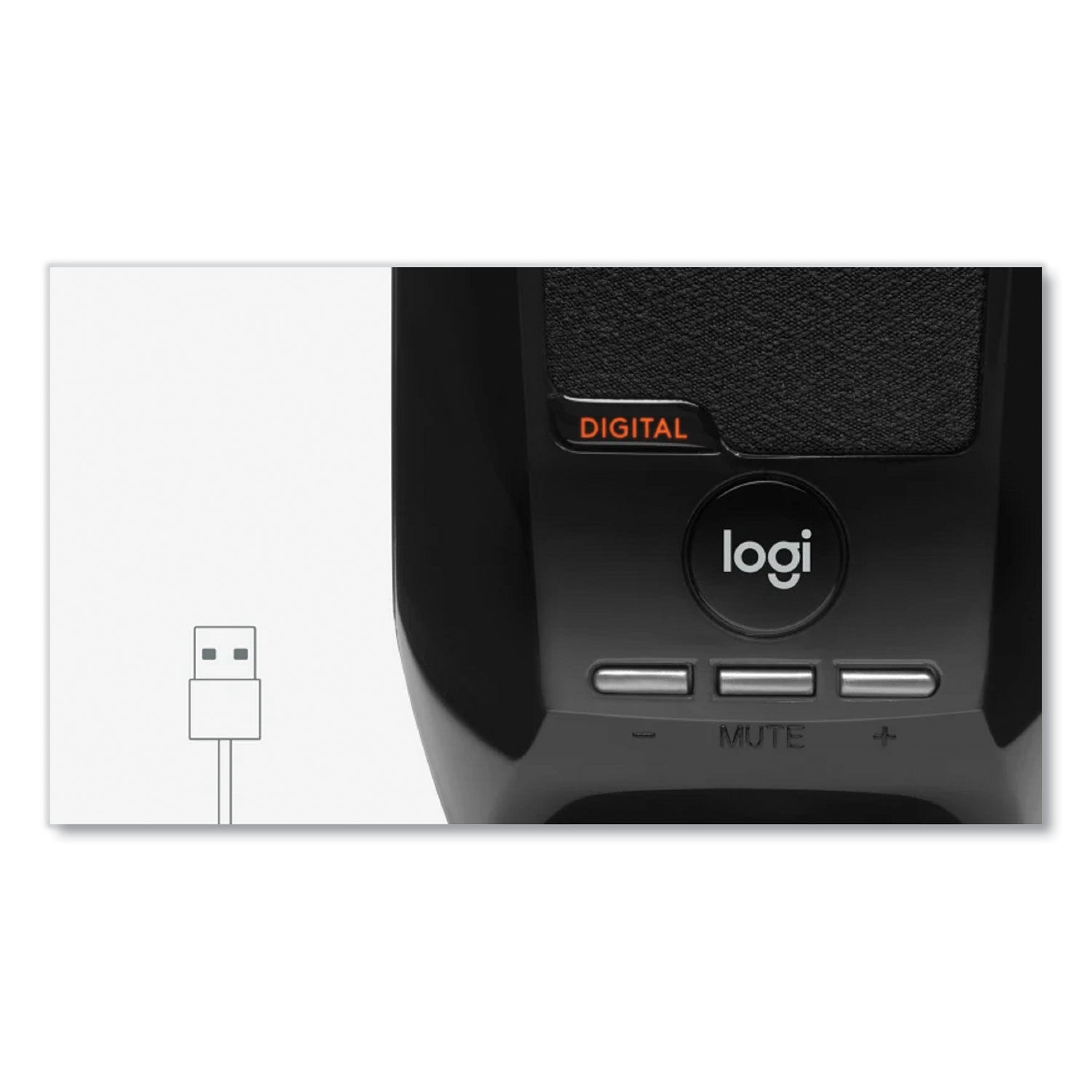 Logitech S150 USB Stereo Speakers for Desktop or Laptop