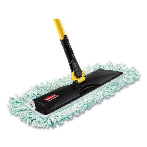 Rubbermaid FGQ44900GR00 HYGEN 48 Green Microfiber Fringed Dust Mop Pad