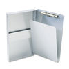 SAU10507 - Snapak Aluminum Side-Open Forms Folder, 0.38" Clip Capacity, Holds 5 x 9 Sheets, Silver