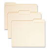 SMD10330 - Manila File Folders, 1/3-Cut Tabs: Assorted, Letter Size, 0.75" Expansion, Manila, 100/Box