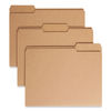 SMD10830 - Heavyweight Kraft File Folder, 1/3-Cut Tabs: Assorted, Letter Size, 0.75" Expansion, 17-pt Kraft, Brown, 50/Box