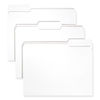 SMD12843 - Colored File Folders, 1/3-Cut Tabs: Assorted, Letter Size, 0.75" Expansion, White, 100/Box