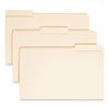 SMD15330 - Manila File Folders, 1/3-Cut Tabs: Assorted, Legal Size, 0.75" Expansion, Manila, 100/Box