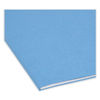 SMD17034 - Reinforced Top Tab Colored File Folders, 1/3-Cut Tabs: Assorted, Legal Size, 0.75" Expansion, Blue, 100/Box