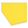 SMD17943 - Colored File Folders, 1/3-Cut Tabs: Assorted, Legal Size, 0.75" Expansion, Yellow, 100/Box