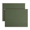SMD64010 - Hanging Folders, Letter Size, Standard Green, 25/Box