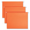 SMD64065 - Colored Hanging File Folders with 1/5 Cut Tabs, Letter Size, 1/5-Cut Tabs, Orange, 25/Box