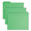 SMD64098 - FasTab Hanging Folders, Letter Size, 1/3-Cut Tabs, Green, 20/Box