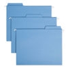 SMD64099 - FasTab Hanging Folders, Letter Size, 1/3-Cut Tabs, Blue, 20/Box