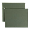 SMD64239 - Box Bottom Hanging File Folders, 1" Capacity, Letter Size, Standard Green, 25/Box