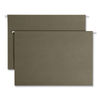 SMD65095 - Box Bottom Hanging File Folders, 2" Capacity, Legal Size, Standard Green, 25/Box