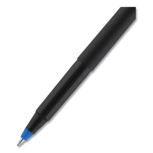 Uni-Ball Air Rollerball Pen, Fine Point, 0.7 mm, Black Barrel, Blue Ink