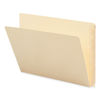 SMD24250 - Extended End Tab Manila Folders, Straight Tabs, Letter Size, 0.75" Expansion, Manila, 100/Box