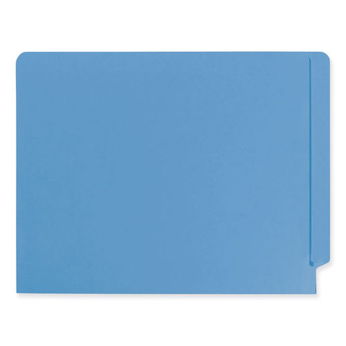 Reinforced Top Tab Colored File Folders, Straight Tabs, Letter Size, 0.75  Expansion, Lavender, 100/Box