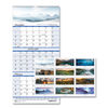 HOD3638 - Earthscapes Recycled 3-Month Vertical Wall Calendar, Scenic Landscapes Photography, 12.25 x 26, 14-Month (Dec-Jan): 2023-2025