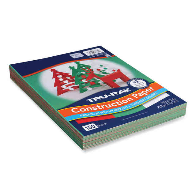 Tru-Ray Construction Paper, 70 lb Text Weight, 9 x 12, Assorted Halloween Colors, 150/Pack Tru-Ray Construction Paper, 70 lb Text Weight, 9 x 12, Assorted Halloween Colors, 150/Pack