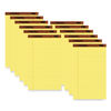 TOP7572 - "The Legal Pad" Plus Ruled Perforated Pads with 40 pt. Back, Wide/Legal Rule, 50 Canary-Yellow 8.5 x 14 Sheets, Dozen