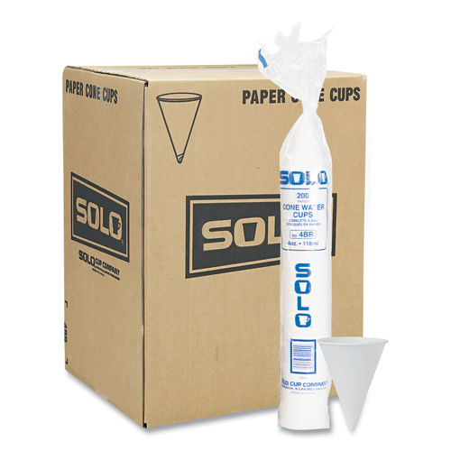 Choice 5 oz. White Poly Paper Cold Cup - 500/Pack