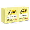 MMM654YW - Original Pads in Canary Yellow, 3" x 3", 100 Sheets/Pad, 12 Pads/Pack