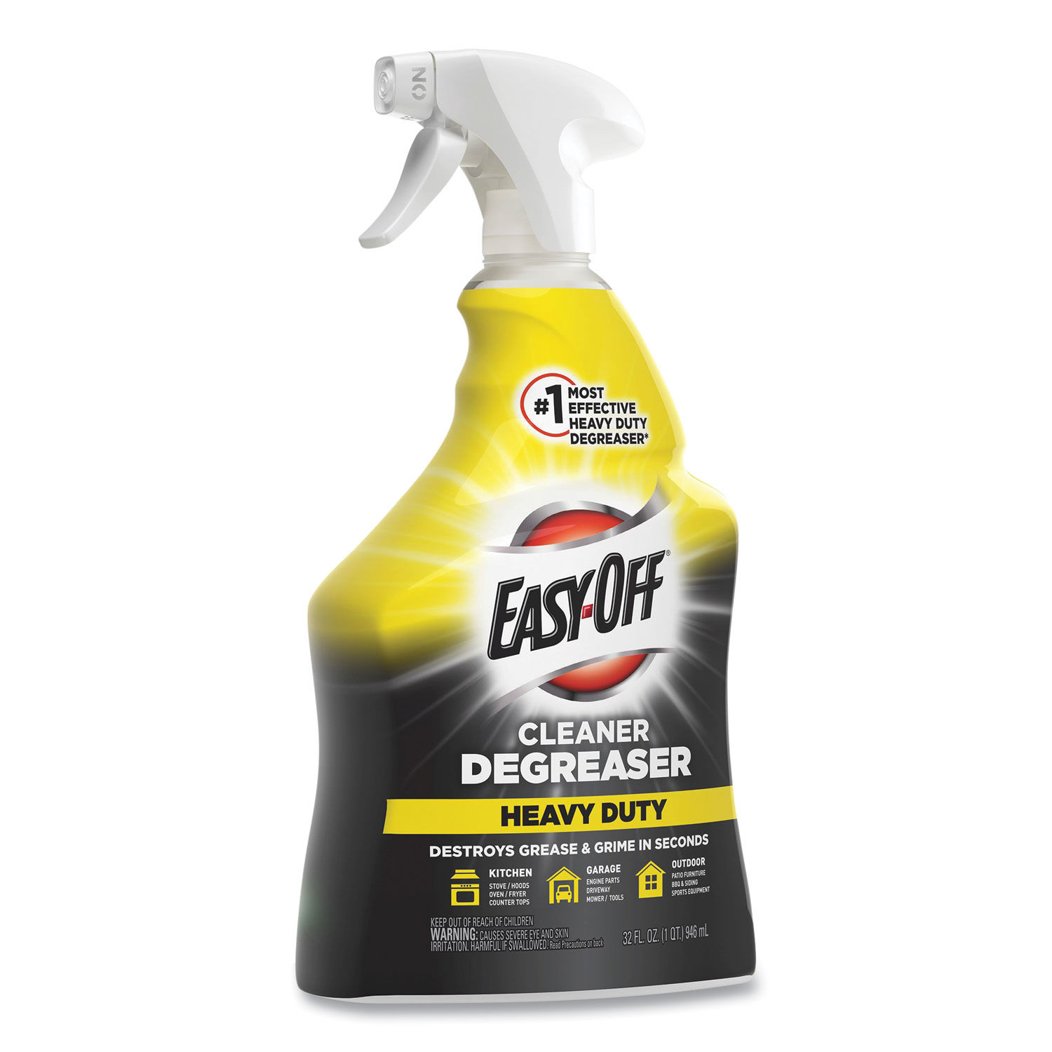 Easy-Off 32 oz. Heavy-Duty Cleaner Degreaser Spray Bottle (6-Carton)