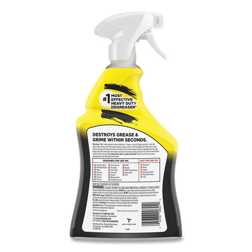 3 Easy Off Cleaner Degreaser Heavy Duty (32 Ounces Each)