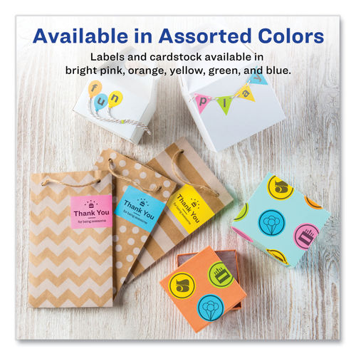 Avery Glue Stick Brights, Assorted, Pack of 4, Blue, Green, Pink, Yellow