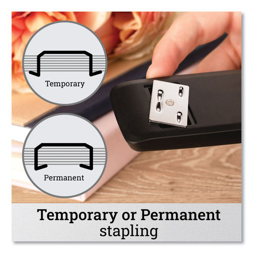 Swingline Standard Full Strip Desk Stapler, 15-Sheet Capacity, Black