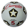 CSISRB5 - Rubber Sports Ball, For Soccer, No. 5 Size, White/Black