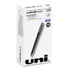 UBC60103 - Roller Ball Pen, Stick, Fine 0.7 mm, Blue Ink, Black/Blue Barrel, Dozen