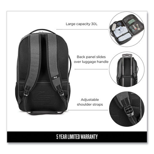 Grand Travel TSA Backpack by Solo USLUBN78010 | OnTimeSupplies.com