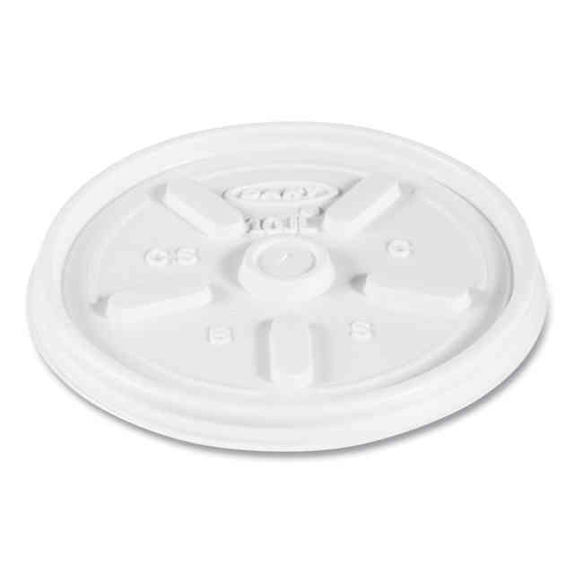 Vented Plastic Hot Cup Lids, 10 oz Cups, White, 1,000/Carton Vented Plastic Hot Cup Lids, 10 oz Cups, White, 1,000/Carton