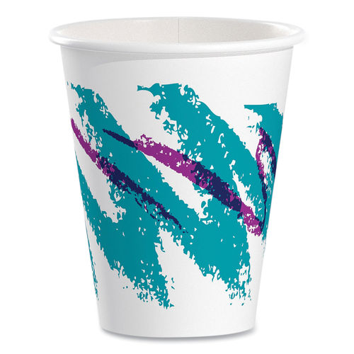 Jazz Paper Hot Cups by Solo SCC378JZJ | OnTimeSupplies.com
