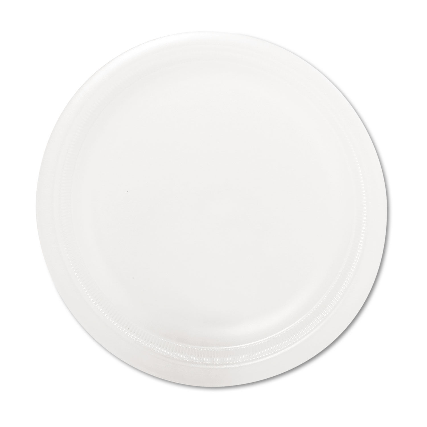 Dart Quiet Classic; Laminated Foam Plate, 9, White