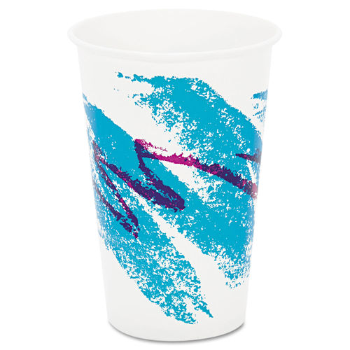 Purple Wax 16 oz Cup