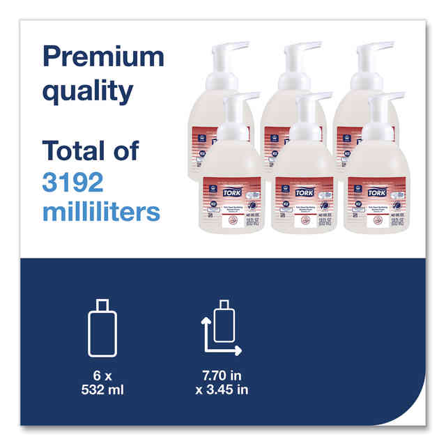 Alcohol Foam Hand Sanitizer by Tork® TRK400022