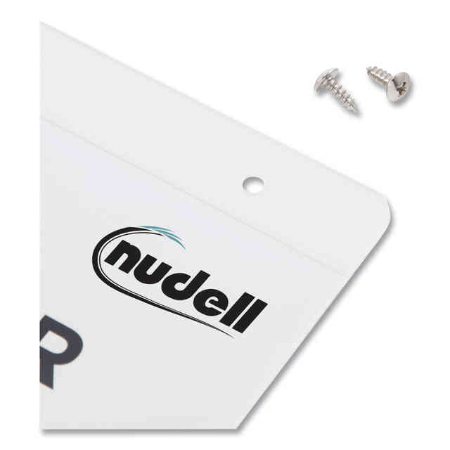 NuDell - Clear Plastic Sign Holder, Wall Mount - 8 1/2 x 11