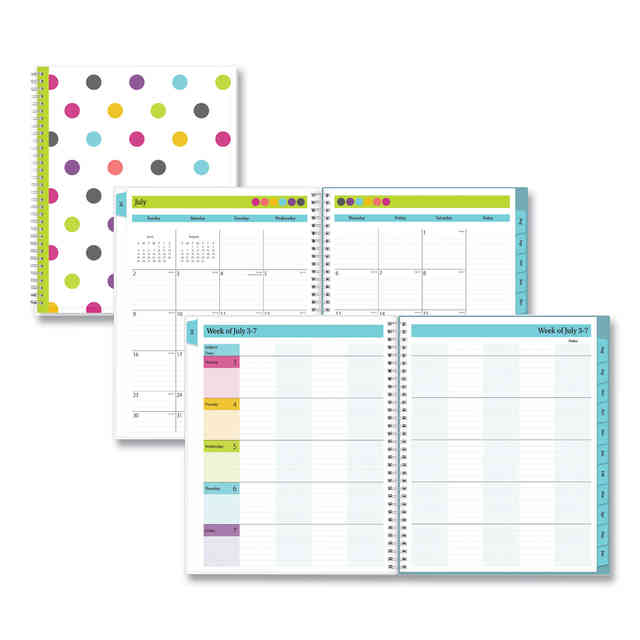 Teacher Dots Academic Year CreateYourOwn Cover Weekly/Monthly Planner