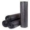 IBSS434822K - High-Density Commercial Can Liners, 60 gal, 22 mic, 43" x 48", Black, 25 Bags/Roll, 6 Interleaved Rolls/Carton