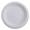 ECOEPP005 - Renewable Sugarcane Plates, 10" dia, Natural White, 500/Carton