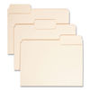 SMD10401 - SuperTab Top Tab File Folders, 1/3-Cut Tabs: Assorted, Letter Size, 0.75" Expansion, 14-pt Manila, 50/Box