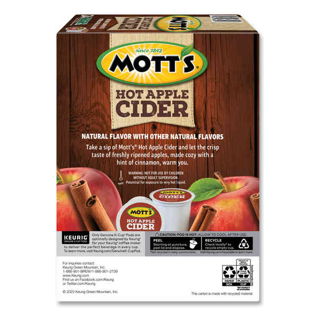 Hot Apple Cider KCup Pods by Mott's® GMT8604