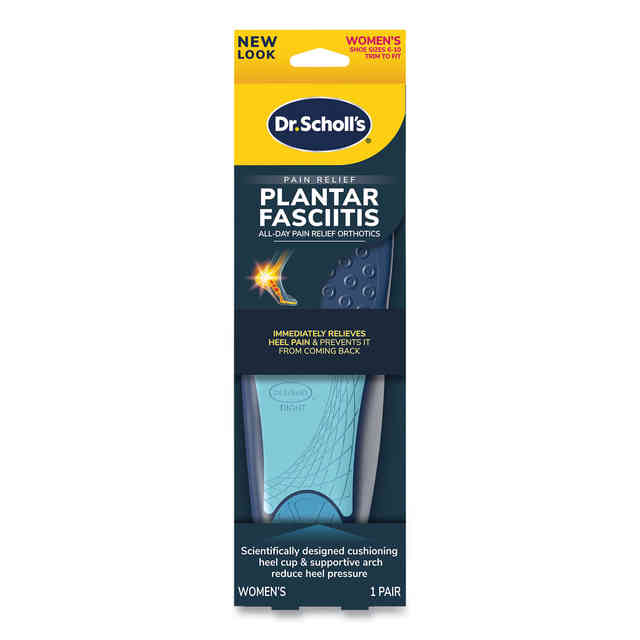 PlantarFasciitisAll-Day Pain Relief Orthotics for Women, Women Size 6 to 10, Blue PlantarFasciitisAll-Day Pain Relief Orthotics for Women, Women Size 6 to 10, Blue