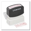 UNV10054 - Message Stamp, FAXED, Pre-Inked One-Color, Red